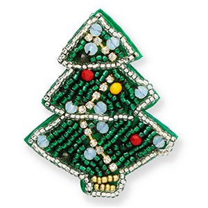 Brosche Christmas Tree 6cm