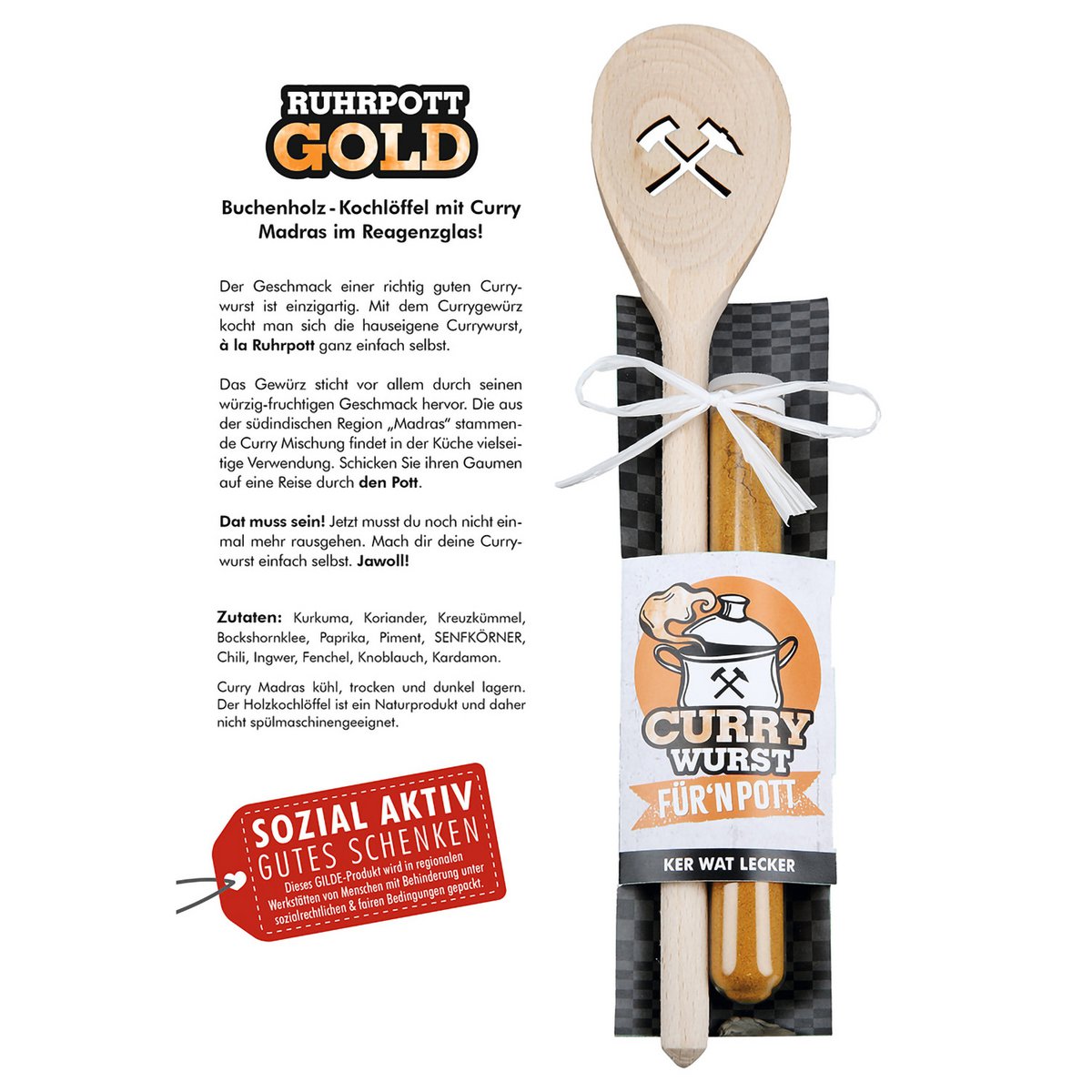 Kochlöffel Currywurst