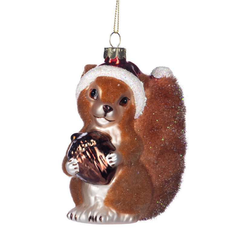 Baumanhänger Eichhörnchen mit Nuss