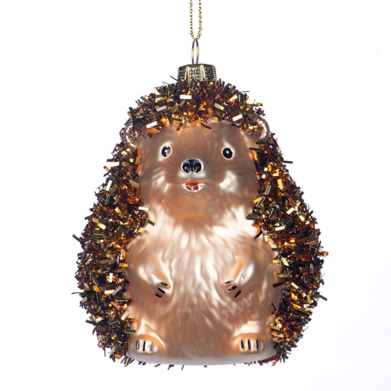 Baumanhänger Igel mit Glitzerstacheln