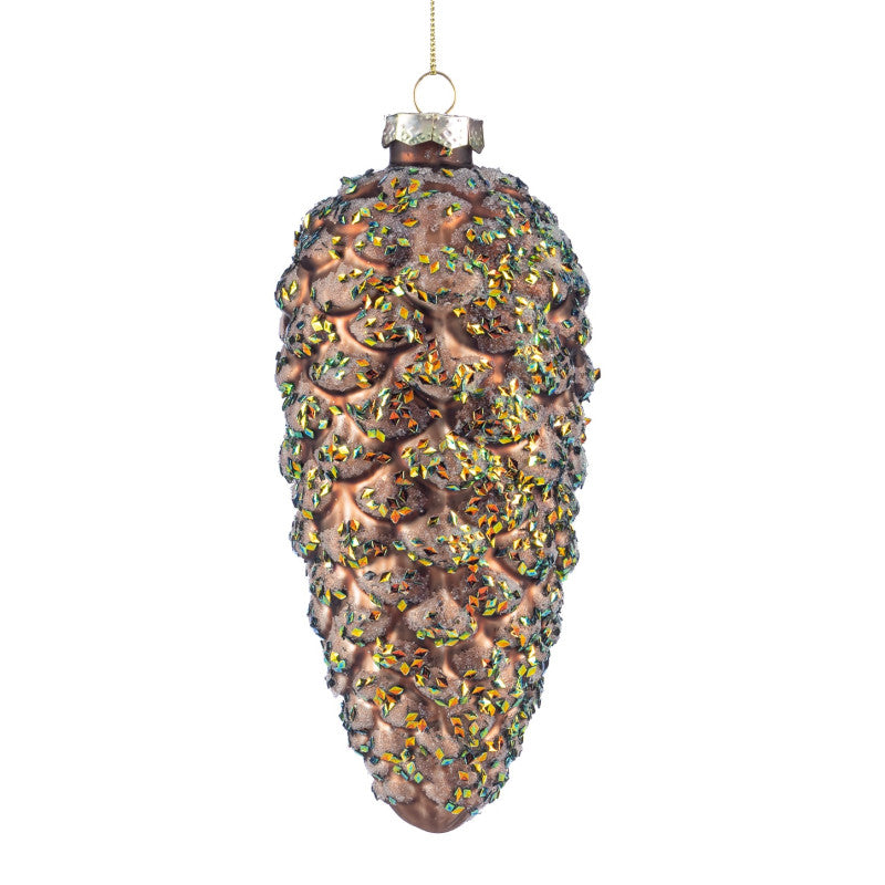 Baumanhänger Glitzerzapfen