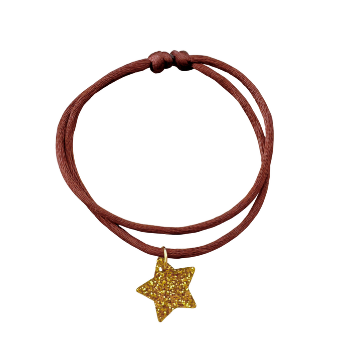 Lumen Charm Bracelet Christmas Edition Stern braun/gold