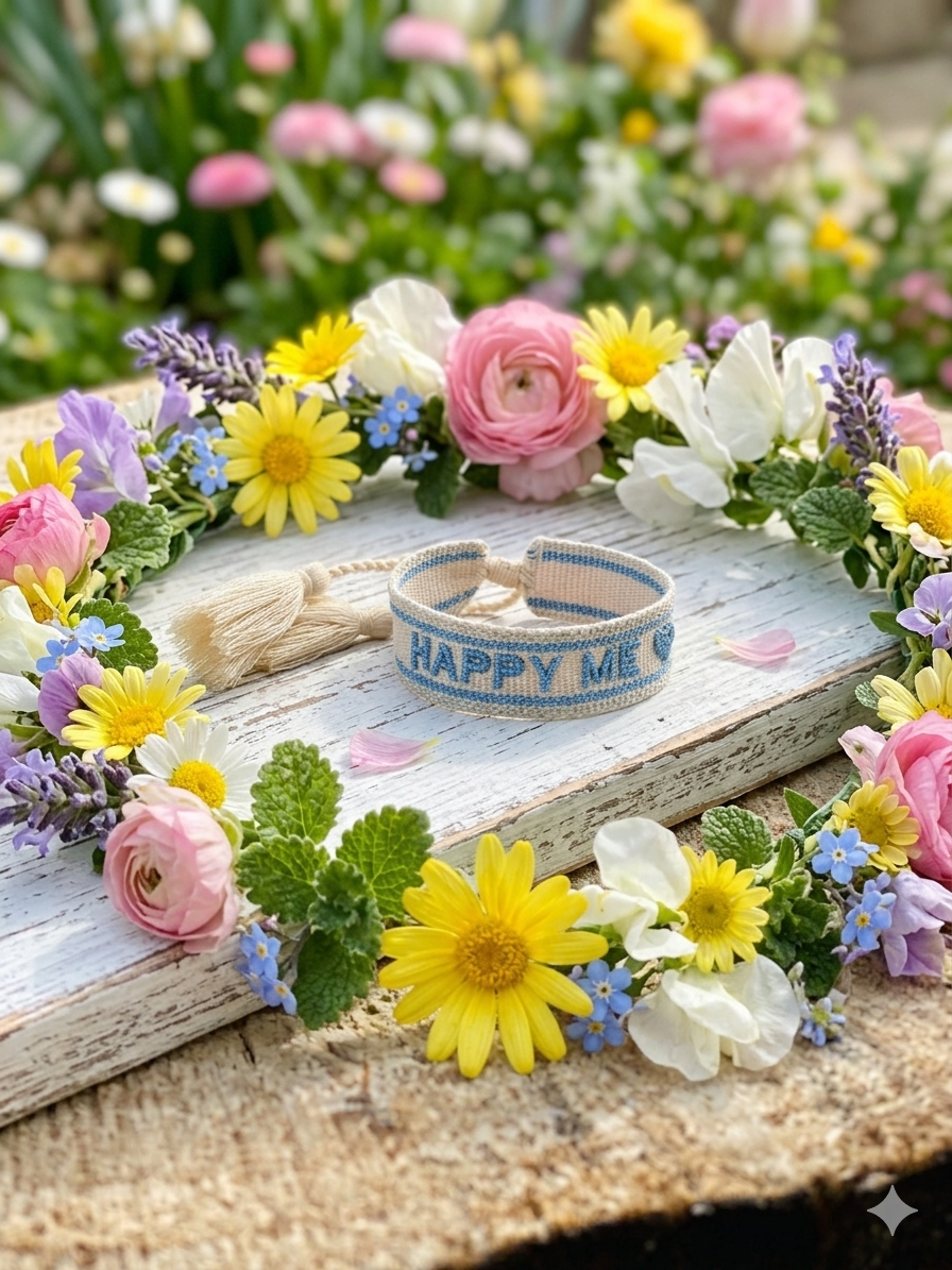 Statement Armband -Happy Me-