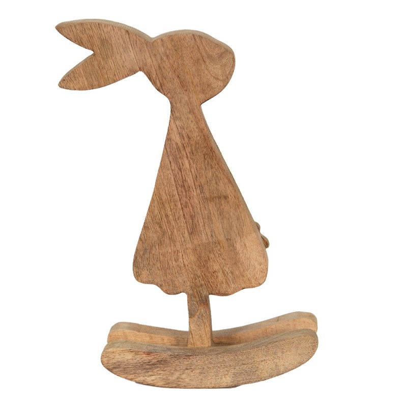 Schaukelfigur Hasenmädchen Holz 17X7X30 CM