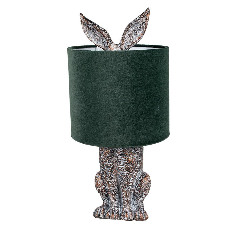 Happy Rabbit Lampe -dunkelgrün/grau-
