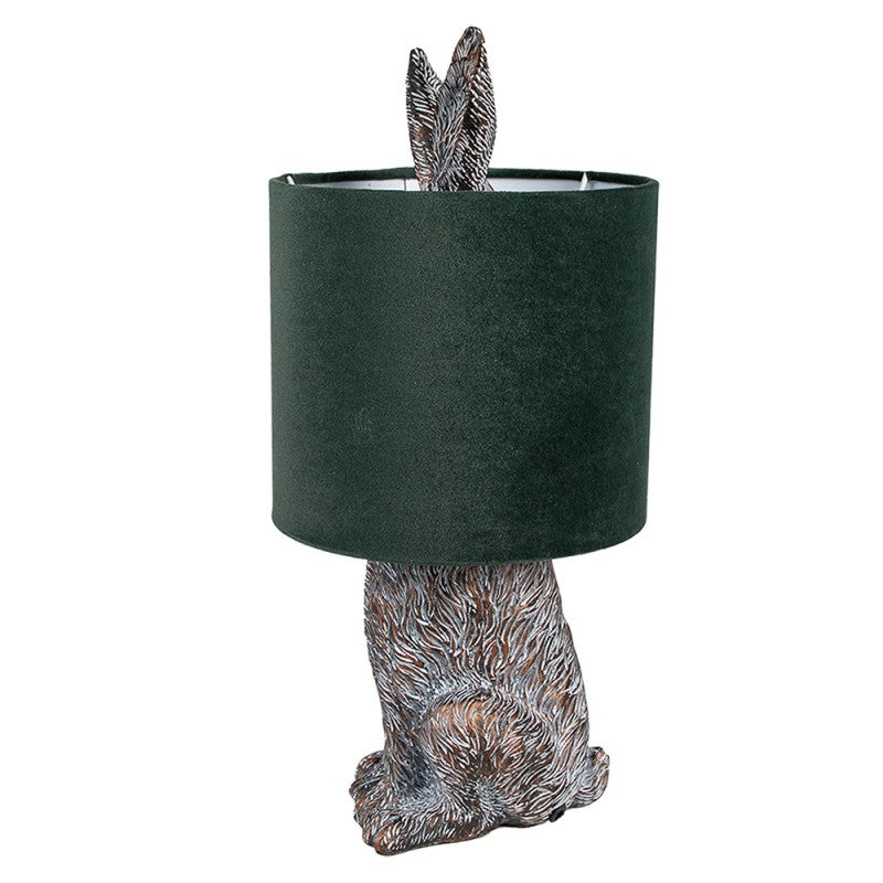 Happy Rabbit Lampe -dunkelgrün/grau-