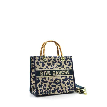 Rive Gauche Signature Collection Bag MEDIUM -Leo Darkblue-