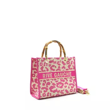 Rive Gauche Signature Collection Bag MEDIUM -Leo Fuchsia-