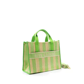 Rive Gauche Signature Collection Bag MEDIUM -Korbtasche Frühlingsgrün-