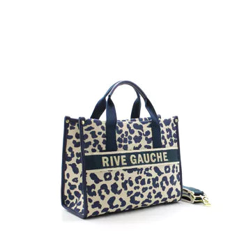 Rive Gauche Signature Collection Bag MIDI -Leo Navy-