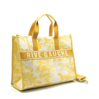 Rive Gauche Signature Collection Bag BIG -Canvas Korngelb-