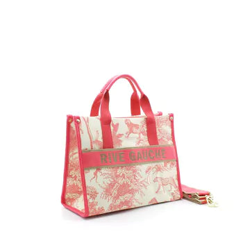 Rive Gauche Signature Collection Bag MIDI -Canvas Fuchsia-