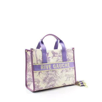 Rive Gauche Signature Collection Bag MIDI -Canvas Lilac-