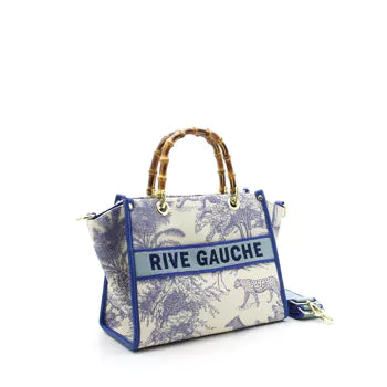 Rive Gauche Signature Collection Bag MEDIUM -Zippy Marine-