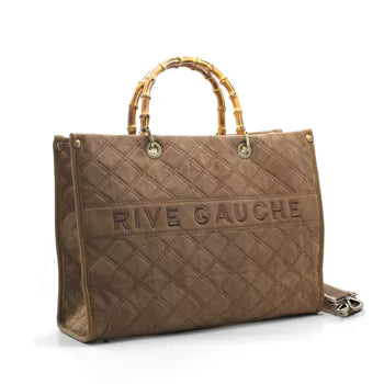 Rive Gauche Signature Collection Bag BIG -Taupe-