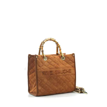 Rive Gauche Signature Collection Bag MEDIUM -Caramel-