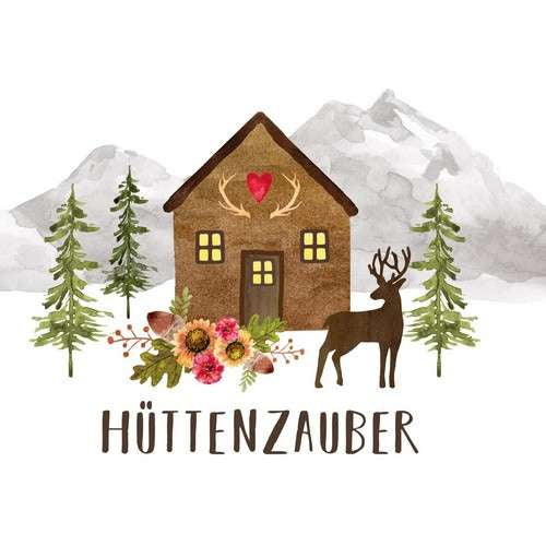 Servietten Hüttenzauber