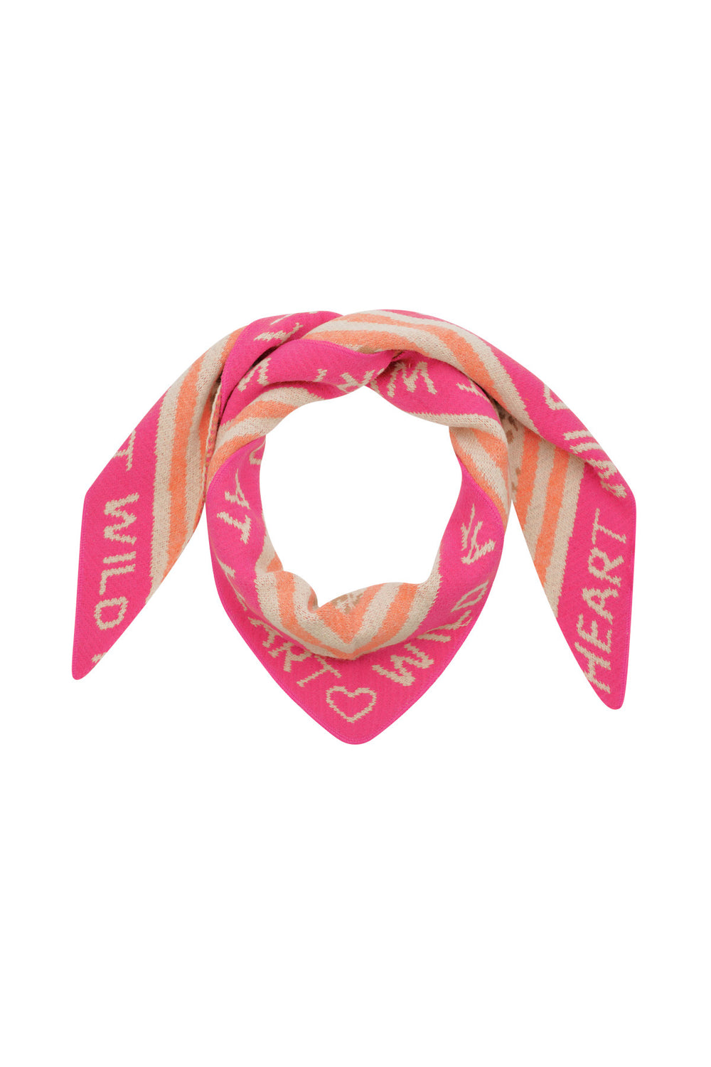 Maxi Dreieckstuch Wild Heart -Pink-