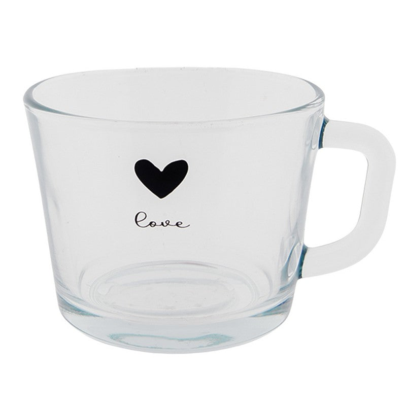 Happy Heart Teeglas/Kaffeeglas 450ml