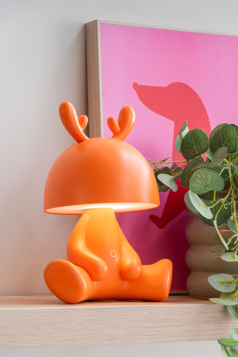 Lampe Happy Deer -Orangy-