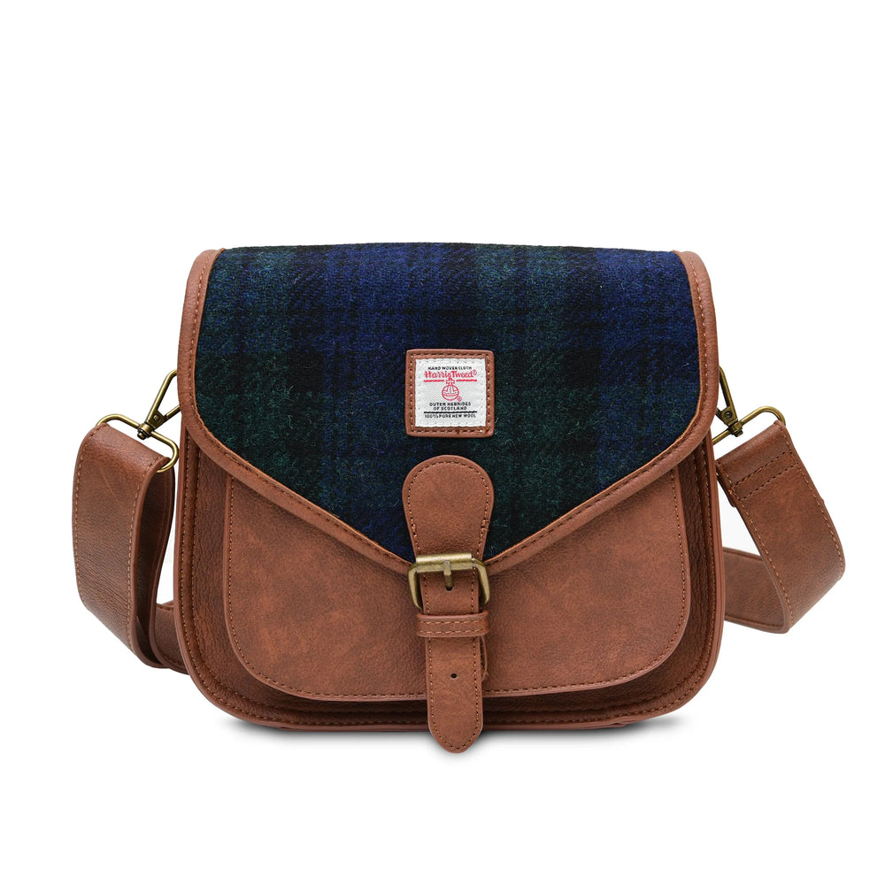 PRE-ORDER Tweed Saddle Bag -Black Watch-