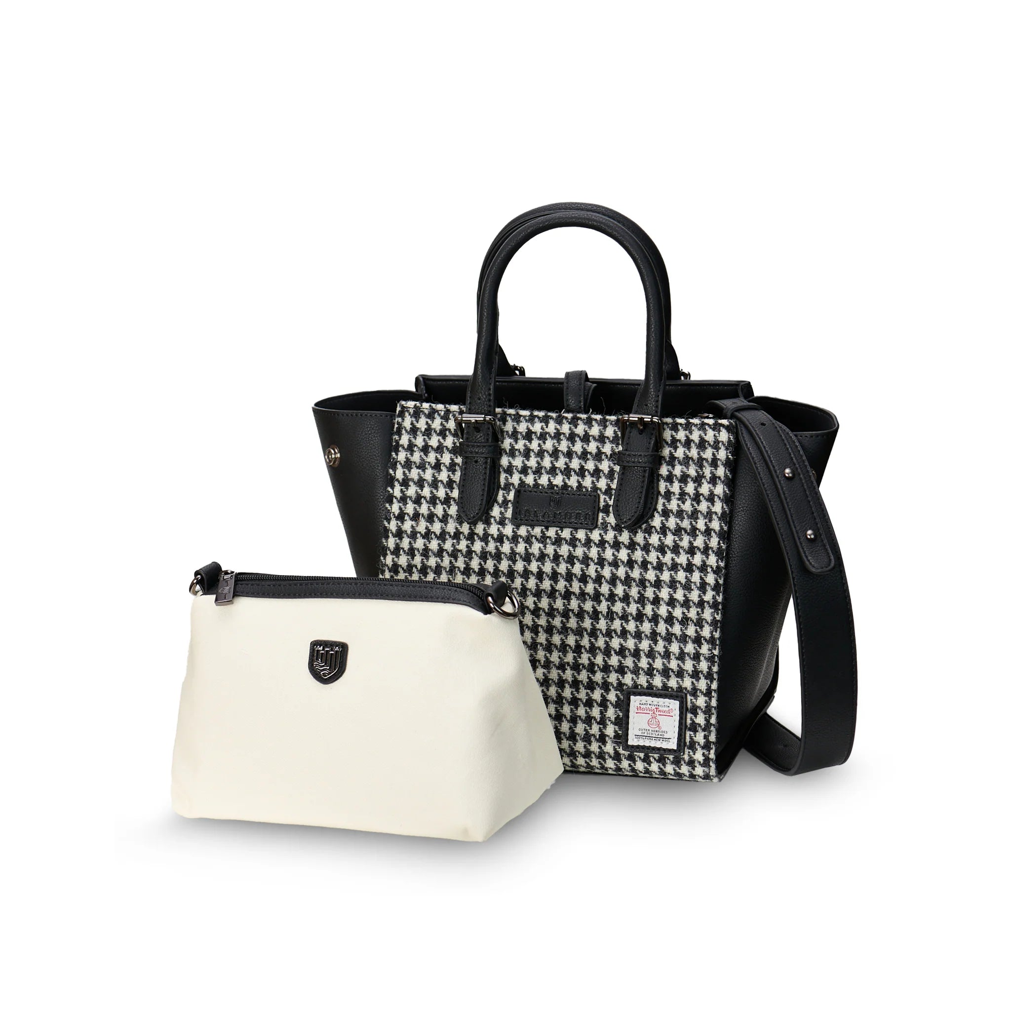 PRE-ORDER Tweed Caillie Bag -Black & White