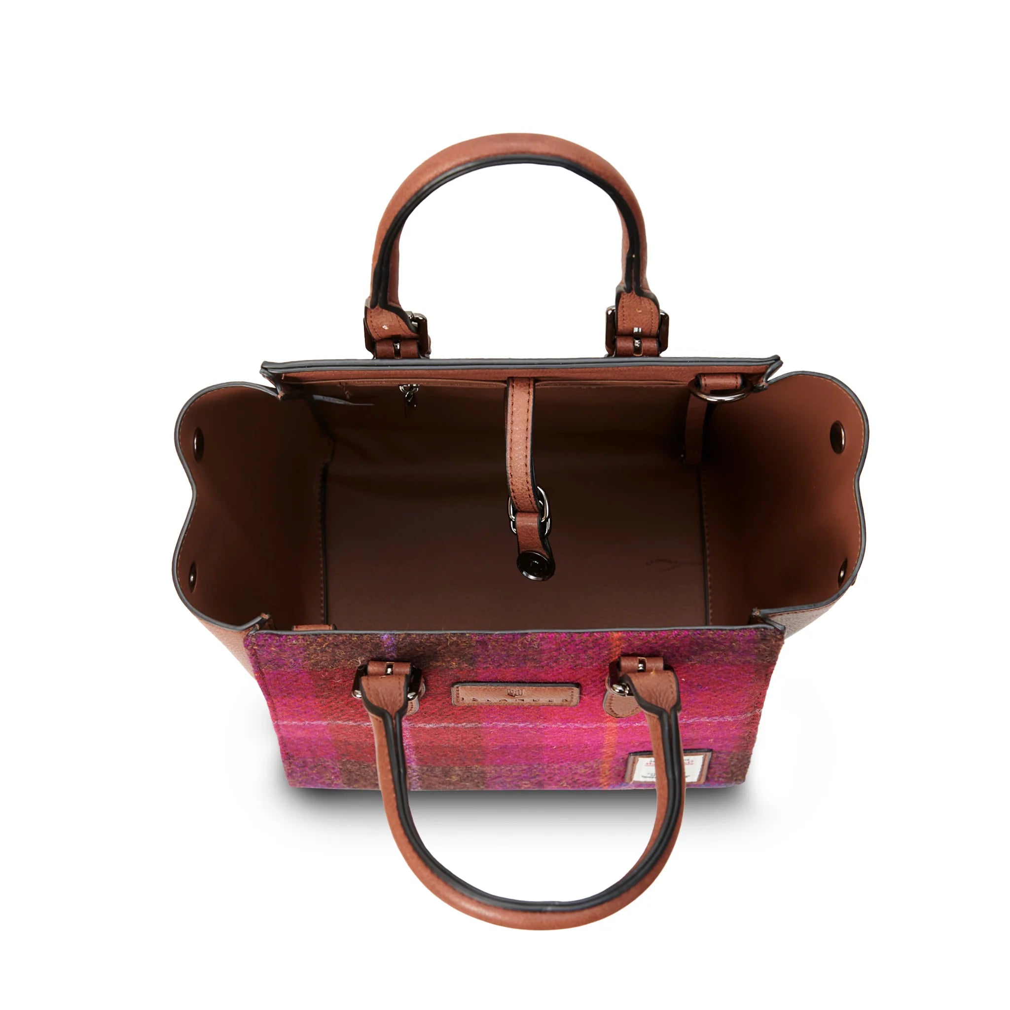 PRE-ORDER Tweed Caillie Bag -Fuchsia Tartan-