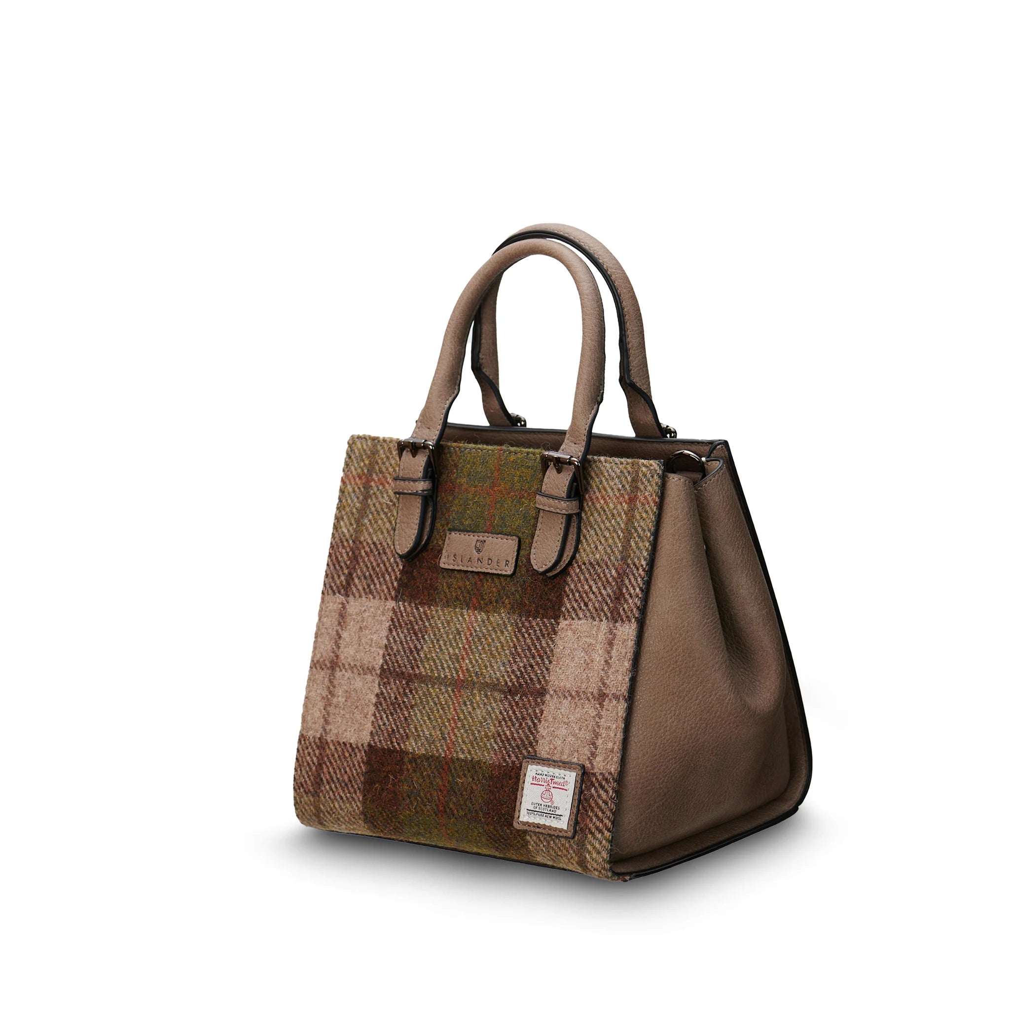 PRE-ORDER Tweed Caillie Bag -Chestnut Tartan-