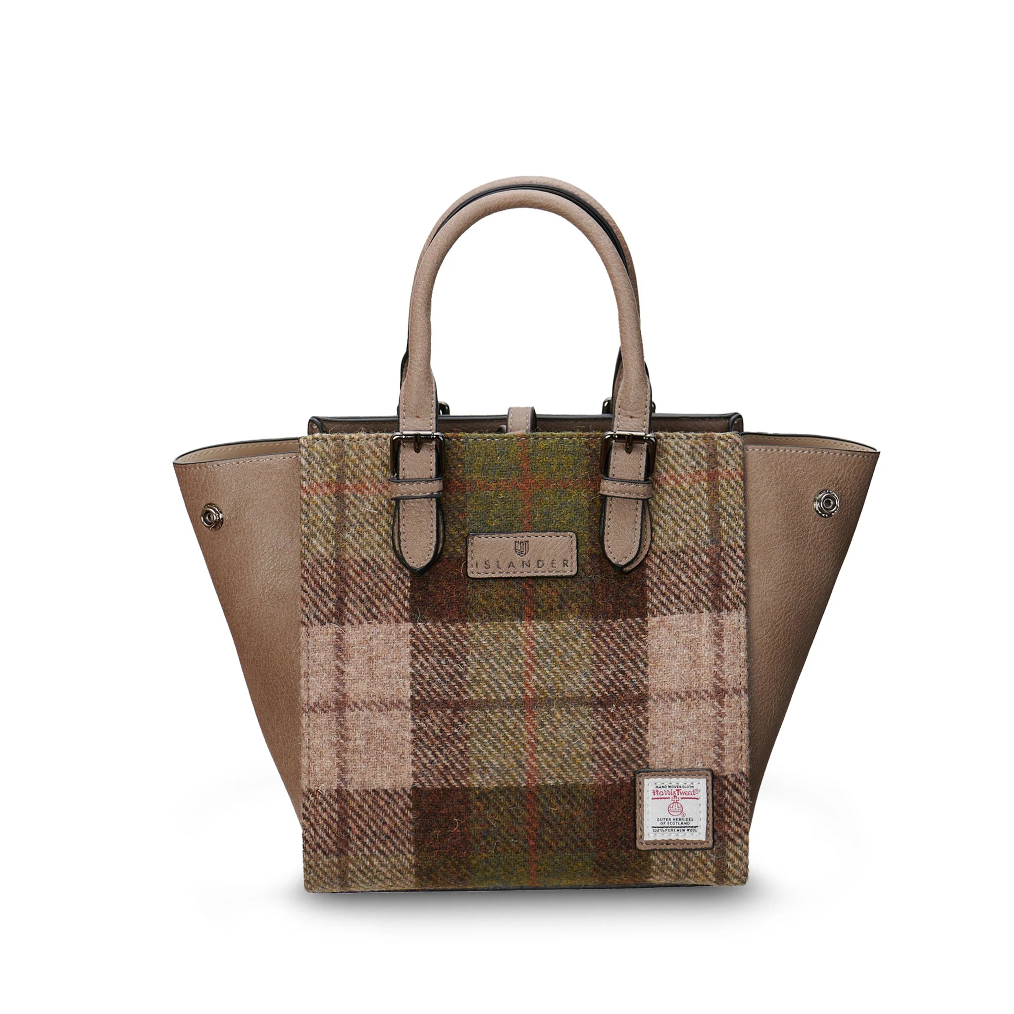 PRE-ORDER Tweed Caillie Bag -Chestnut Tartan-