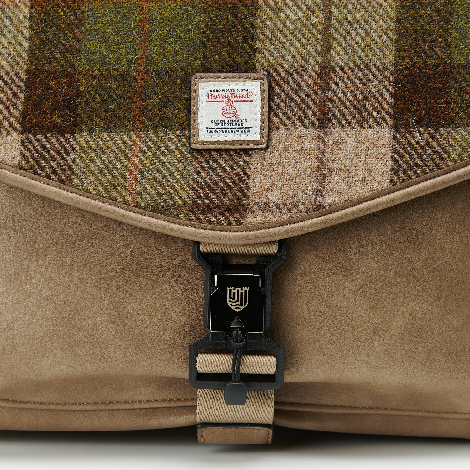 PRE-ORDER Tweed Laptop Bag -Chestnut Tartan-