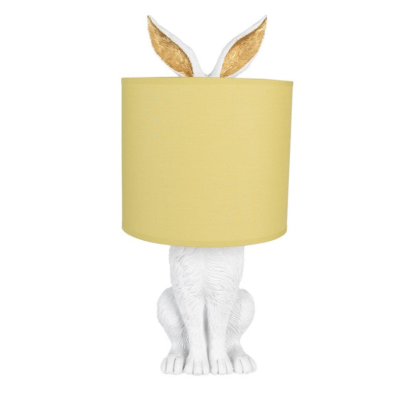 Happy Rabbit Lampe -gelb/weiß-
