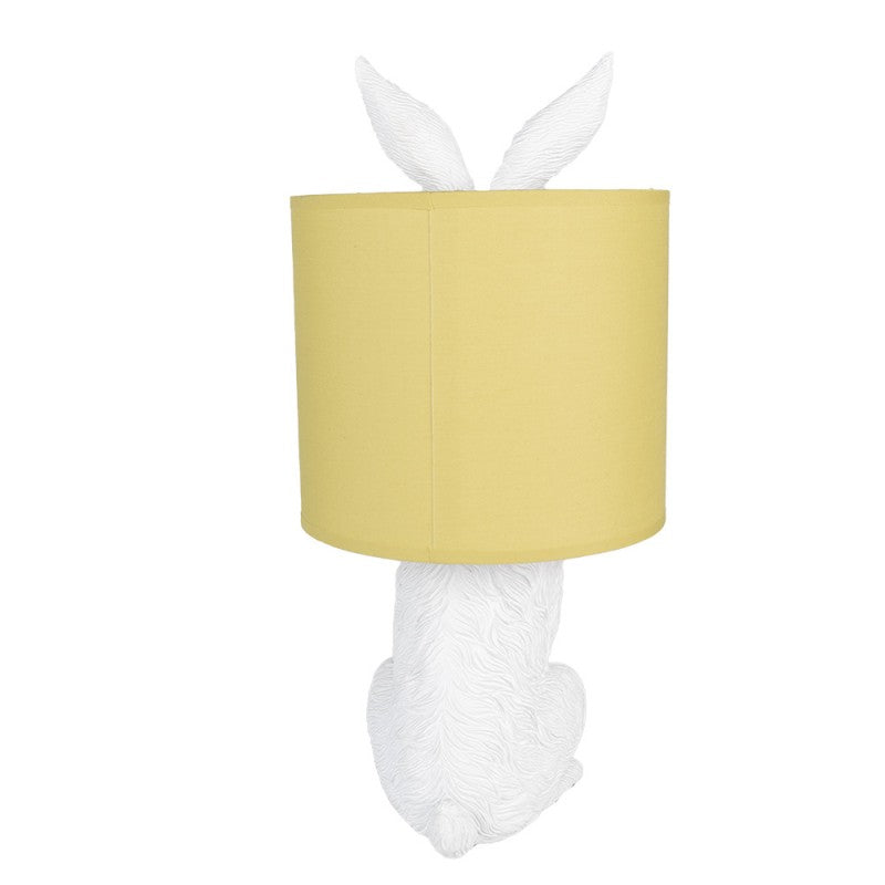 Happy Rabbit Lampe -gelb/weiß-