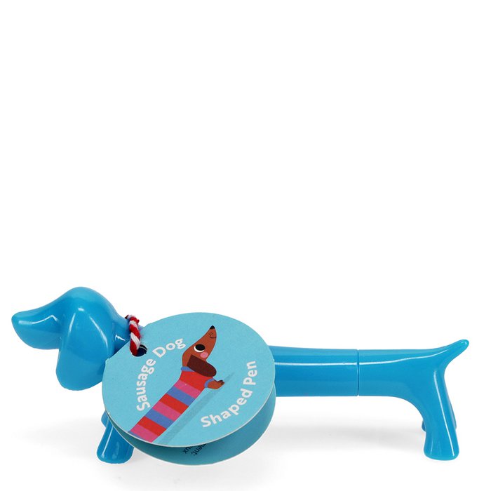 Dackel Kugelschreiber blau