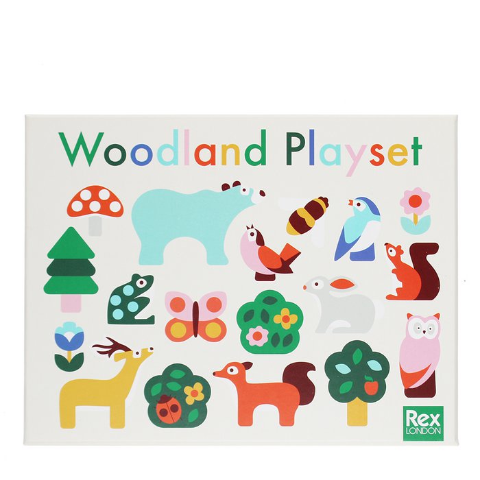 Holzspielset Waldtiere (18teilig)