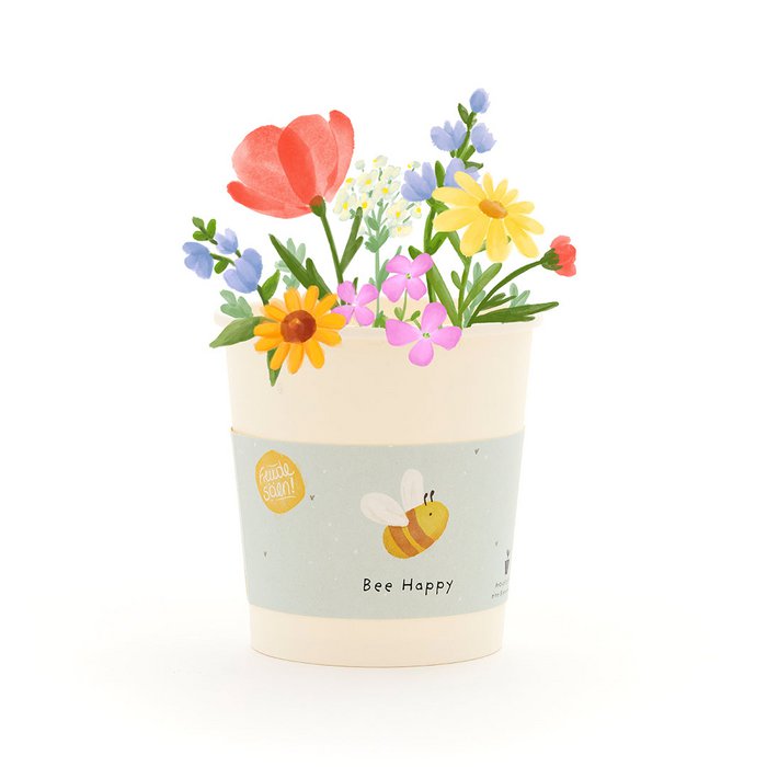 Blumenbecher - Bee Happy