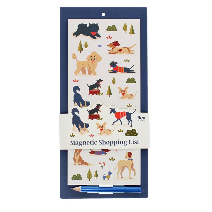 Magnetische Einkaufsliste Hunderunde