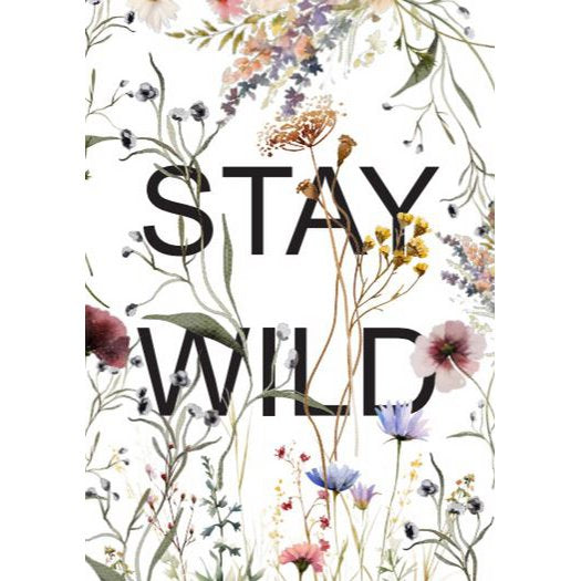 Postkarte Stay Wild