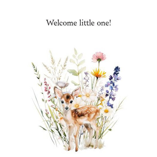 Postkarte Welcome little One
