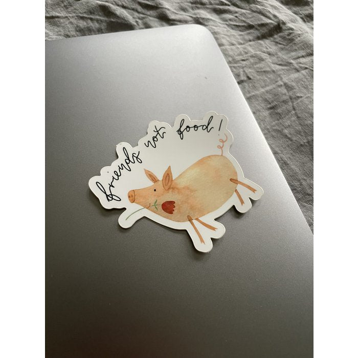 Vinyl Sticker Friends not Food