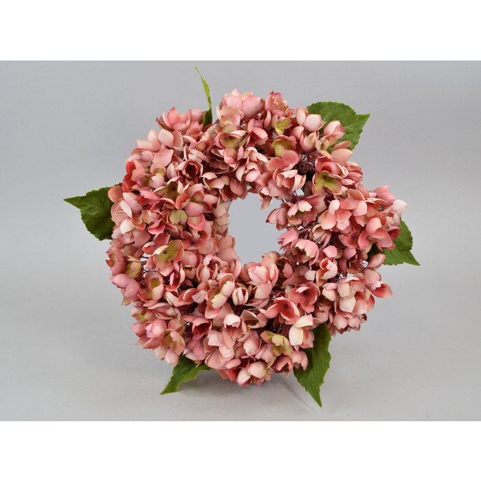 Hortensienkranz aus Seidenblüten 40cm / Farbe wählbar