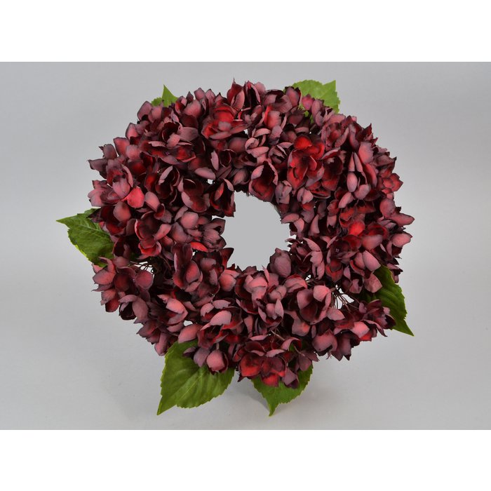Hortensienkranz aus Seidenblüten 40cm / Farbe wählbar