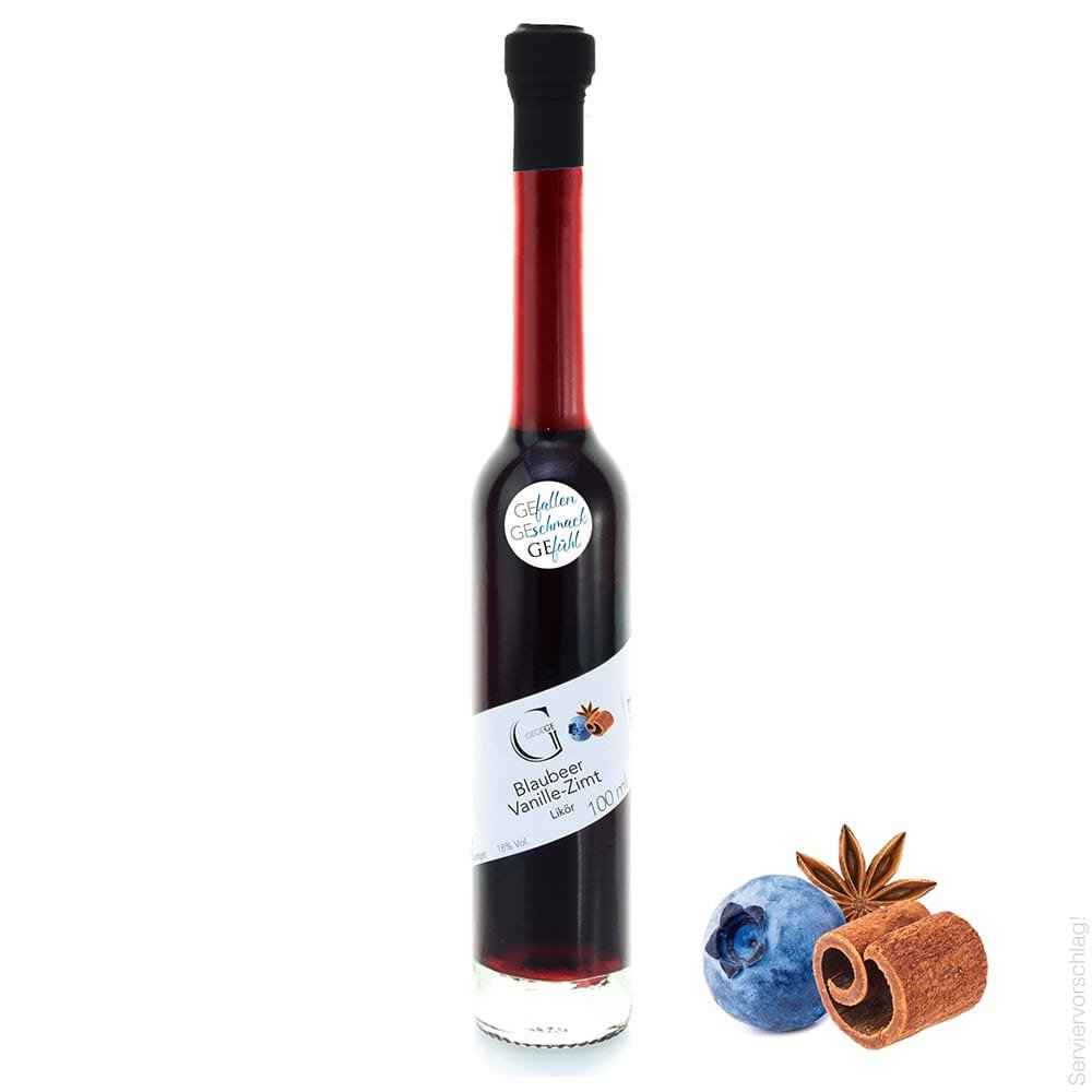 Blaubeer mit Vanille & Zimt Likör 100ml