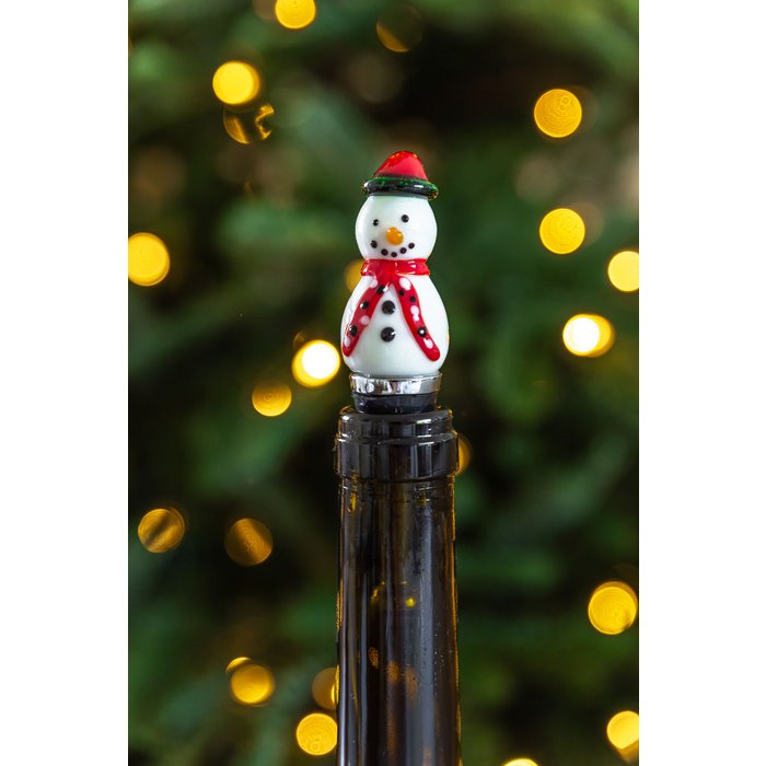 Flaschenverschluss Schneemann