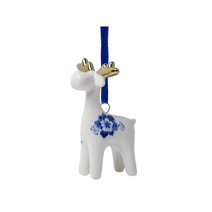 Weihnachtsschmuck Hirsch - Keramik