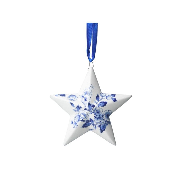 Weihnachtsschmuck Stern - Keramik 8cm