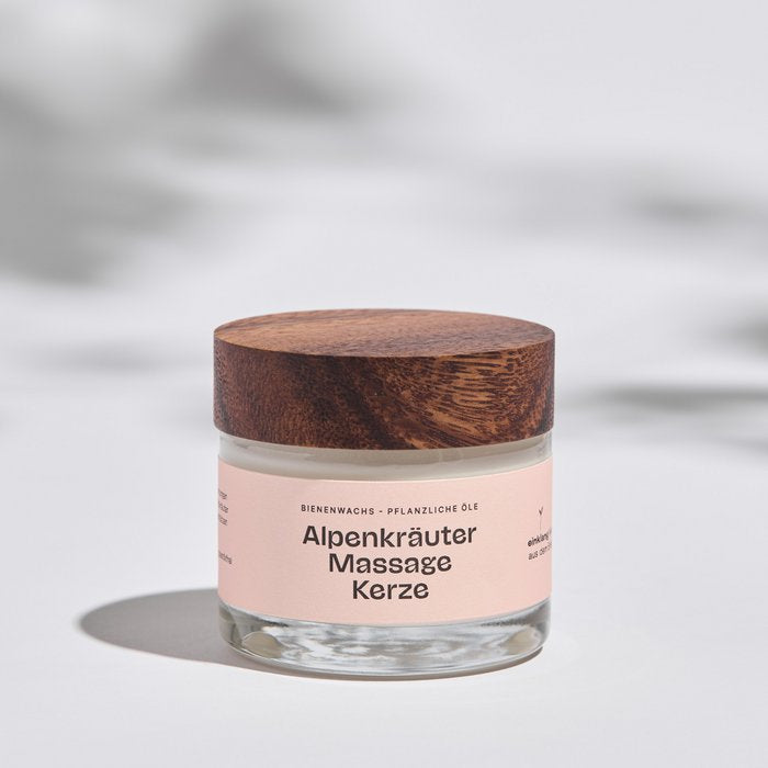 Alpenkräuter Massagekerze