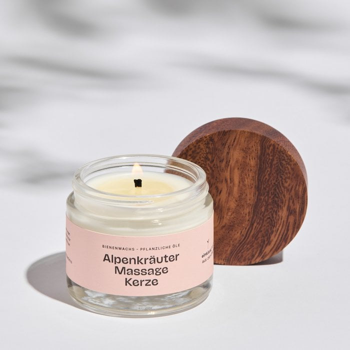 Alpenkräuter Massagekerze