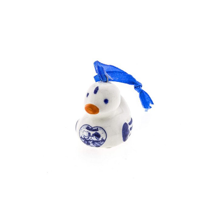 Weihnachtsbaumschmuck - Entchen - Keramik 4cm