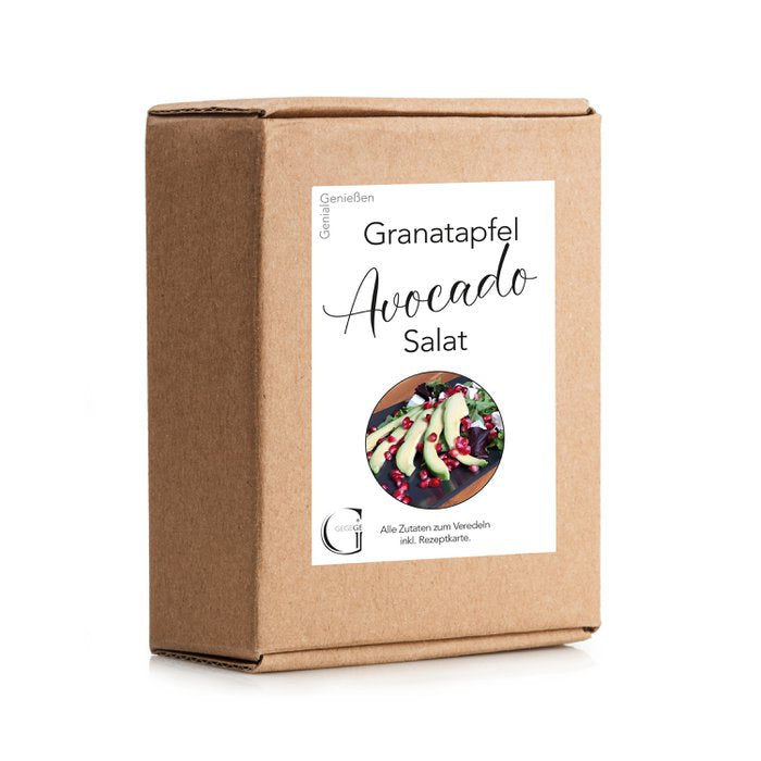Kochbox Granatapfel Avocado Salat