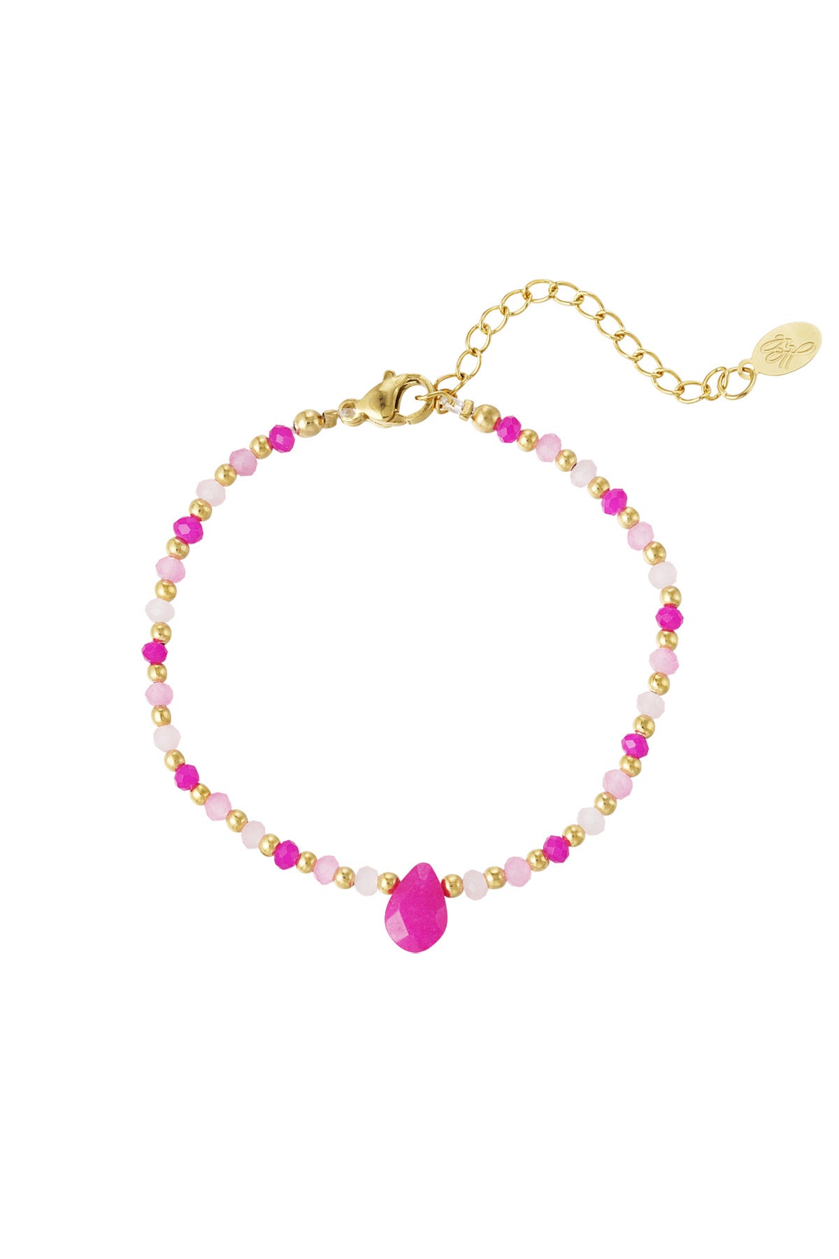 Drop Bracelet -Fuchsia-